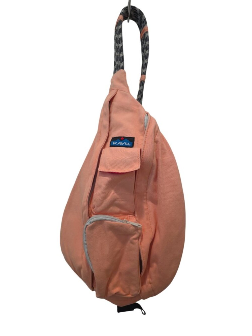 Kavu Peach Rope Sling Bag Shoulder Crossbody Adjustable Strap Lightweight